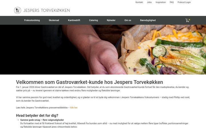 Screenshot of gastrovaerket.dk