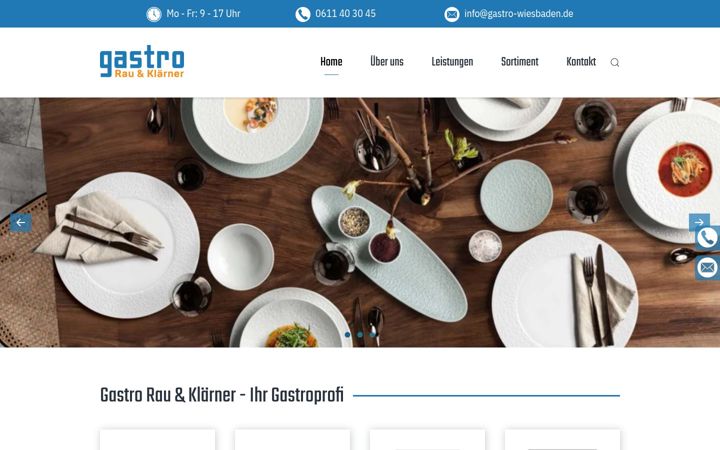 Screenshot of gastrowiesbaden.de
