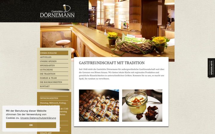 Screenshot stránky gaststaette-doernemann.de