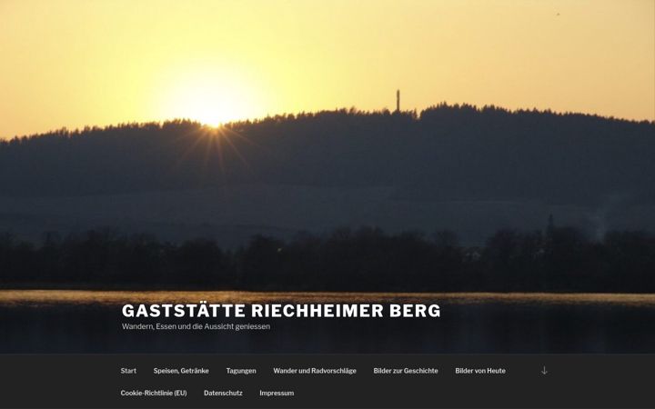 Screenshot of gaststaette-riechheimer-berg.online