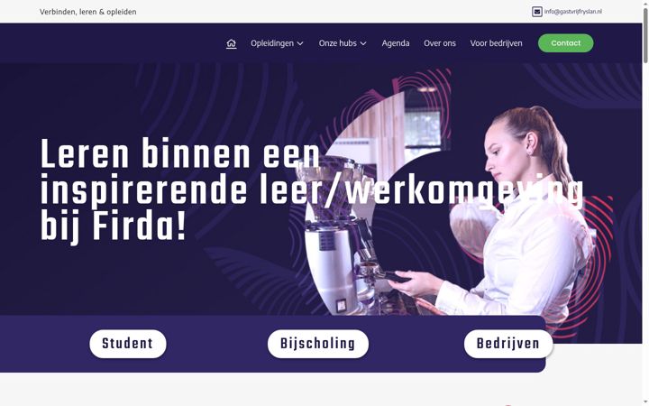 Screenshot of gastvrijfryslan.nl
