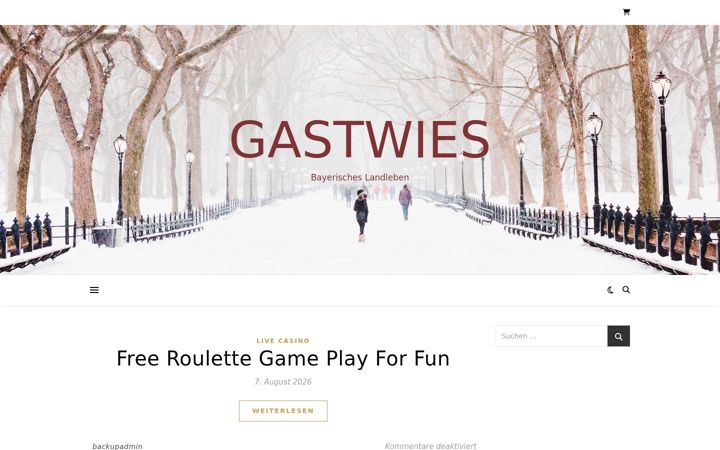 Screenshot of gastwies.de