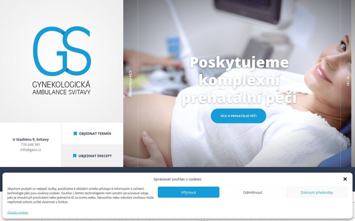 Screenshot of gasv.cz
