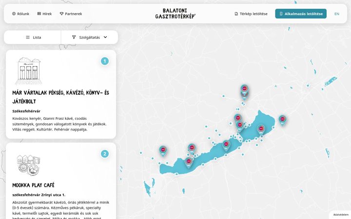 Screenshot of gasztroterkepek.hu