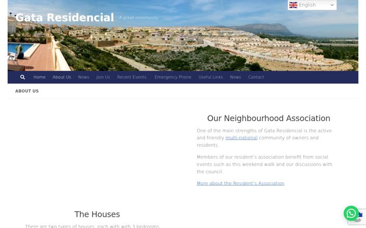 Screenshot of gataresidencial.com