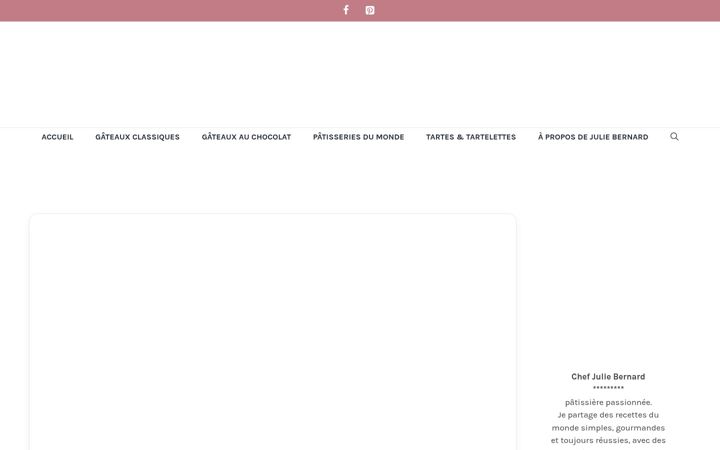 Screenshot of gateauxfaciles.fr
