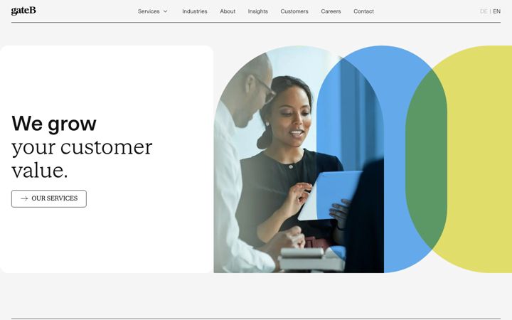 Screenshot of gateb.com