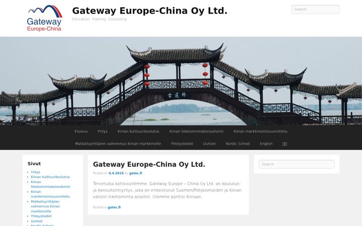 Screenshot of gatec.fi