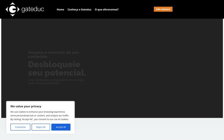 Screenshot of gateduc.com.br