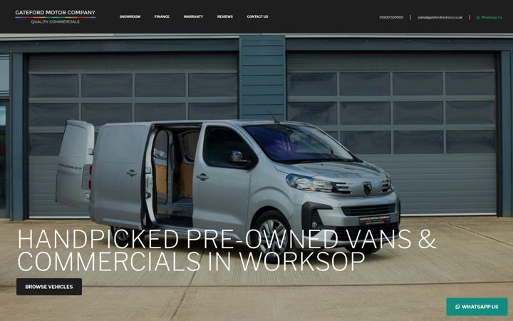 Screenshot of gatefordmotorco.co.uk