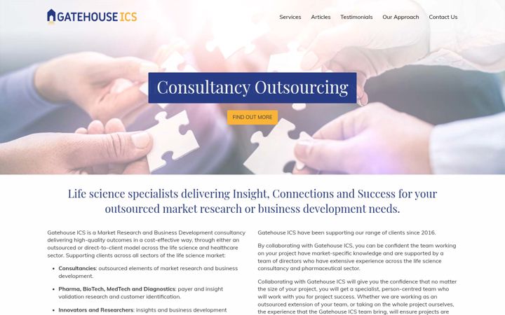 Screenshot of gatehouse-ics.com