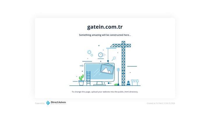 Screenshot of gatein.com.tr