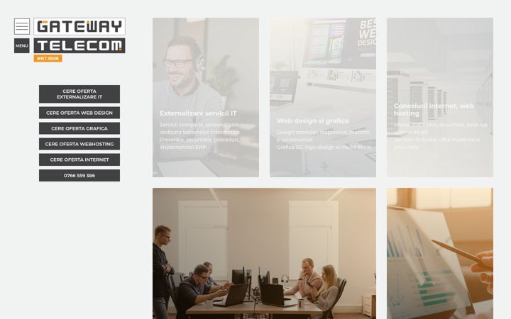 Screenshot of gateit.ro
