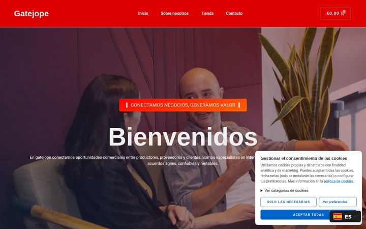 Screenshot of gatejope.com