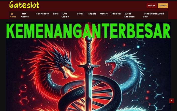 Screenshot of gateslot.com