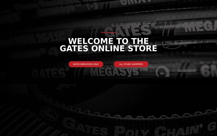 Screenshot of gatesonlinestore.com