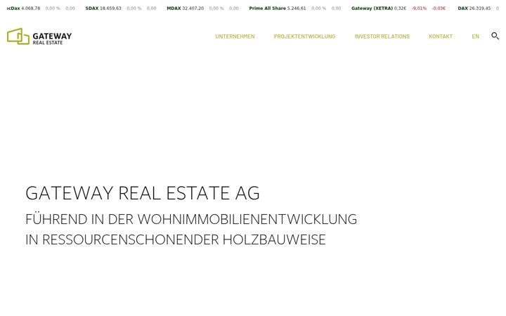 Screenshot of gateway-re.de