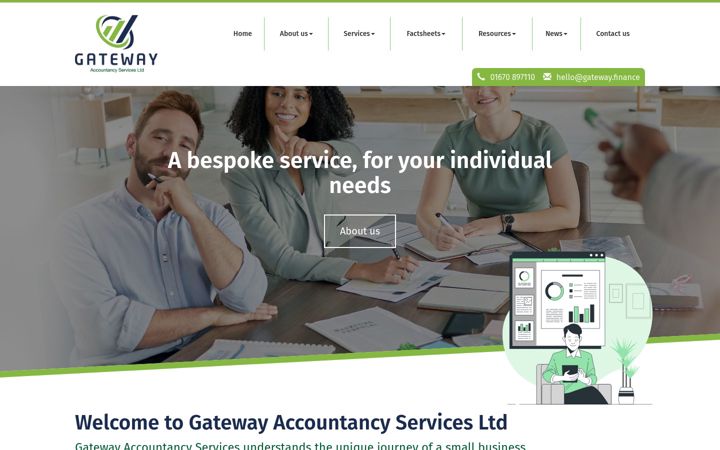 Screenshot of gateway.finance