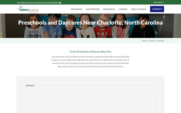 Screenshot of gatewayacademy.com