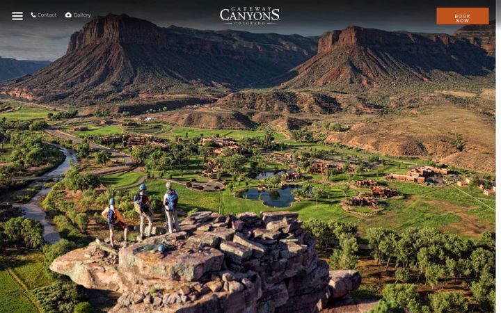 Screenshot of gatewaycanyons.com