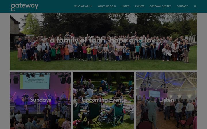 Screenshot of gatewaychurch.co.uk