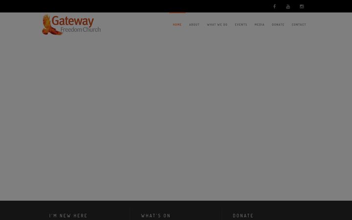 Screenshot of gatewayfreedomchurch.org.uk
