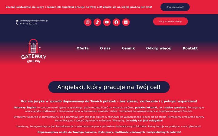Screenshot of gatewayservices.pl