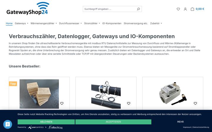 Screenshot of gatewayshop24.de