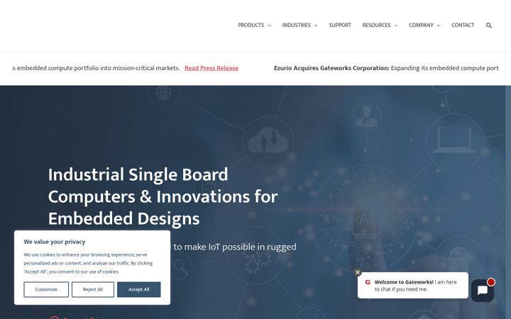 Screenshot of gateworks.com