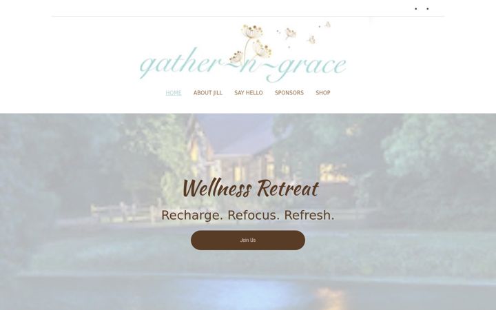 Screenshot of gatheredgracedesigns.com