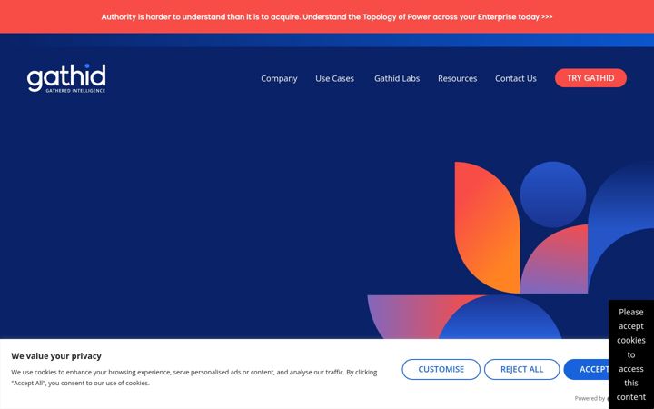 Screenshot of gathid.com