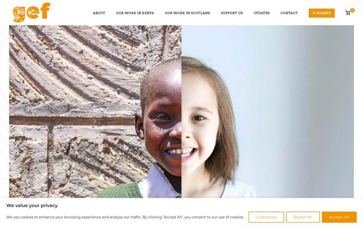 Screenshot of gathimbaedwardsfoundation.org