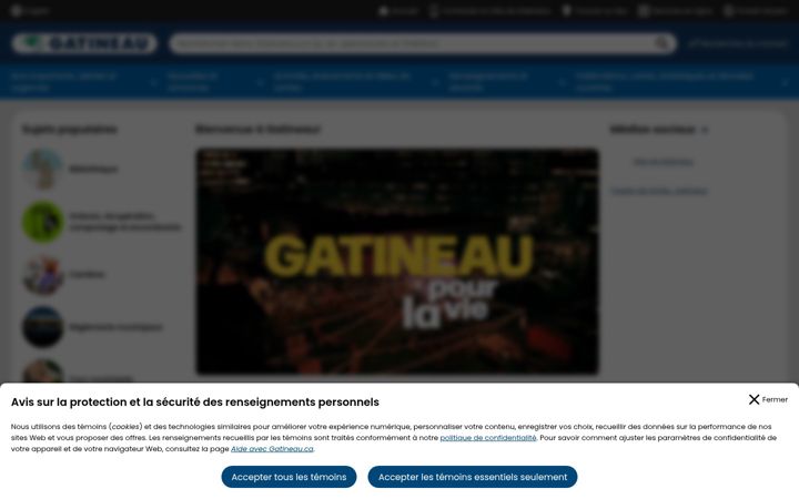 Screenshot of gatineau.ca