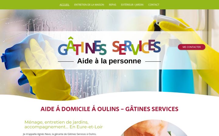 Screenshot of gatines-services.fr