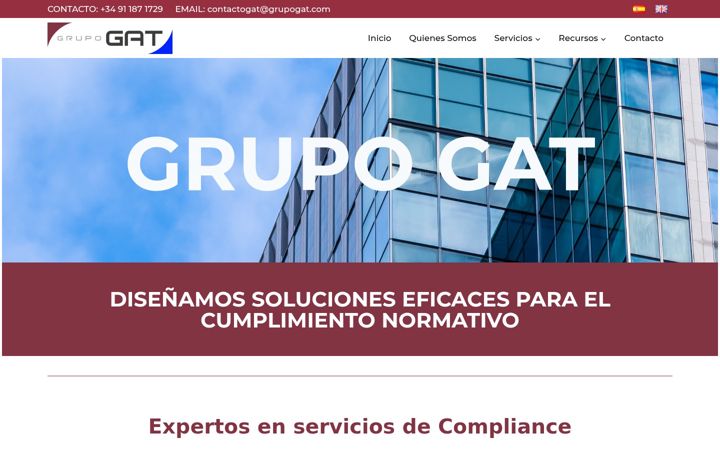 Screenshot of gatintelligence.com