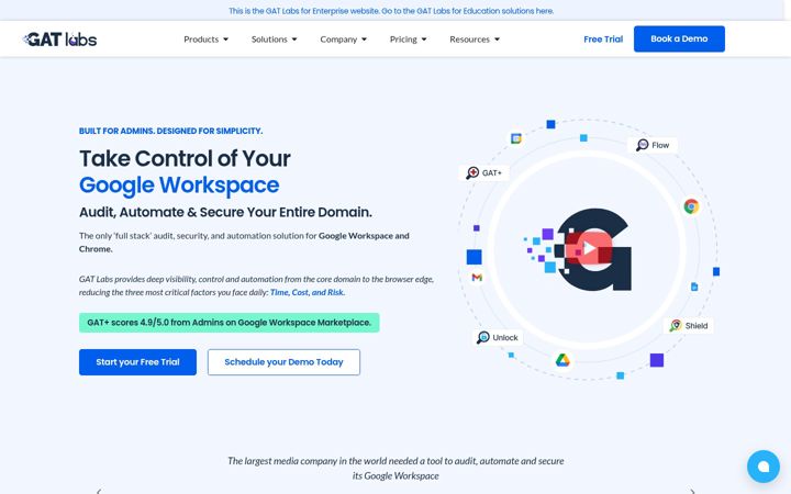Screenshot of gatlabs.com