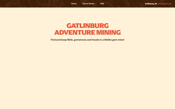 Screenshot of gatlinburgmining.com