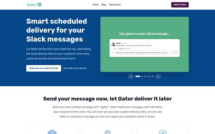 Screenshot of gator.works