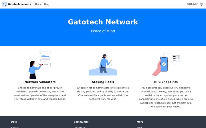 Screenshot of gatotech.network