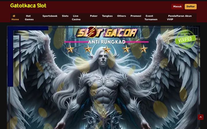 Screenshot of gatotkacaslot.net