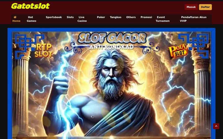 Screenshot of gatotslot.org