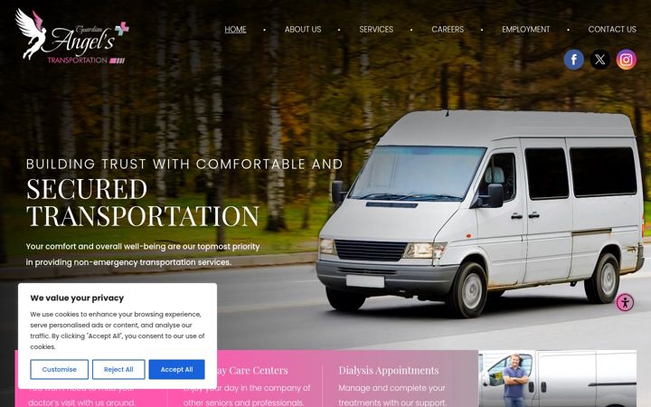 Screenshot of gatransportservices.org
