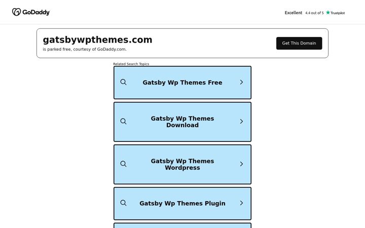 Screenshot of gatsbywpthemes.com