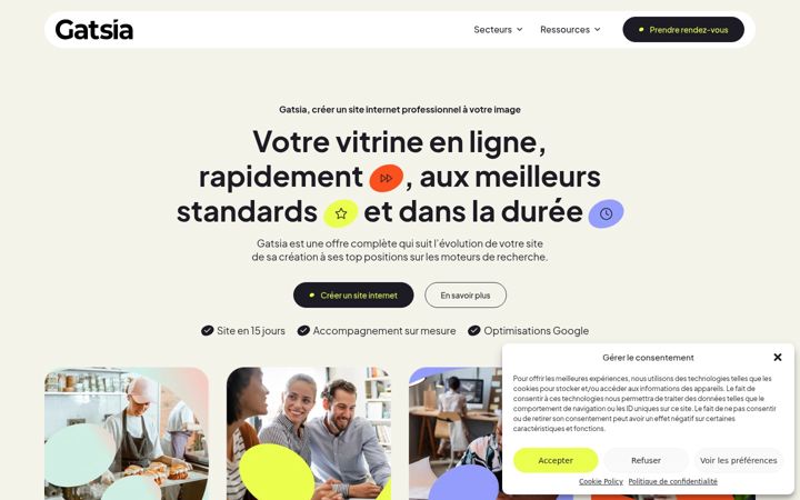 Screenshot of gatsia.com