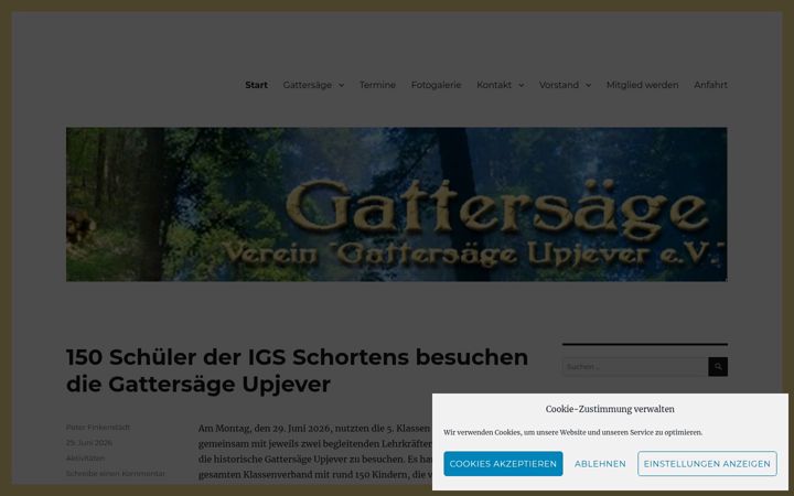 Screenshot of gattersaege-upjever.de