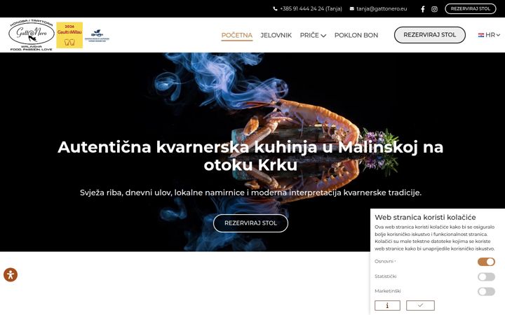 Screenshot of gattonero.eu