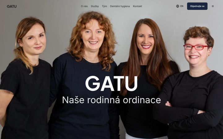 Screenshot of gatu.cz