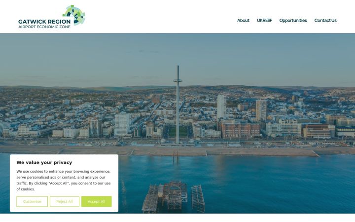 Screenshot of gatwickregion.com