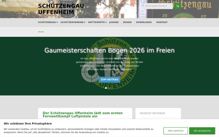 Screenshot of gau-uffenheim.de