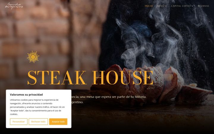 Screenshot of gauchoargentino.com.mx